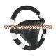 New design soft handle fabric car steering wheel cover